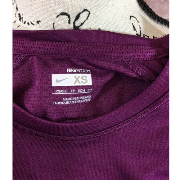 Nike FITDRY Plum long sleeve running top - Picture 5 of 5